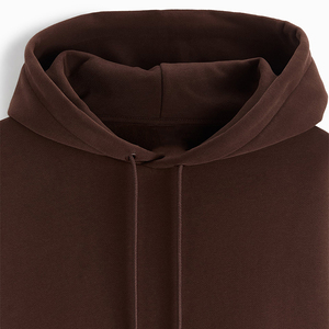 Felpe con cappuccio <span class=keywords><strong>oversize</strong></span> da uomo con stampa 100% in cotone personalizzato e peso pesante con logo personalizzato con logo <span class=keywords><strong>marrone</strong></span> bianco e cappuccio per uomo - Product Image 6