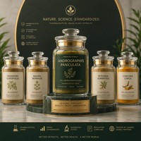 Extrait de feuilles d'Andrographis Paniculata en poudre, qualité alimentaire, blanc, 10% 50% Andrographolide, à base de plantes naturelles