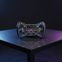 Volant MOZA KS Pro Butterfly GT avec écran HD personnalisé de 2,99 pouces, pagaies en carbone forgé, compatible uniquement avec la base MOZA DD, vente en gros