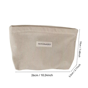 Bolsa <span class=keywords><strong>de</strong></span> Maquillaje <span class=keywords><strong>de</strong></span> Viaje Portátil, Ligera y <span class=keywords><strong>de</strong></span> Lujo, con Cierre <span class=keywords><strong>de</strong></span> Cordón, Organizador <span class=keywords><strong>de</strong></span> Cosméticos para Mujer - Product Image 5