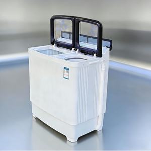 Machine <span class=keywords><strong>à</strong></span> laver semi-automatique <span class=keywords><strong>à</strong></span> double cuve en acier inoxydable de 15 kg, <span class=keywords><strong>ouverture</strong></span> <span class=keywords><strong>par</strong></span> <span class=keywords><strong>le</strong></span> haut, grande capacité, machines <span class=keywords><strong>à</strong></span> laver les vêtements - Product Image 4