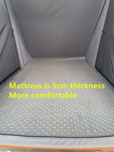 Tente <span class=keywords><strong>de</strong></span> <span class=keywords><strong>toit</strong></span> Overland Wildpro ultra-fine et légère en Oxford pour <span class=keywords><strong>voiture</strong></span>, camion, SUV, 4x4, imperméable quatre saisons, double couche 360 - Product Image 3