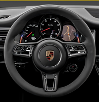 Palettes de changement de vitesse en fibre de carbone compatibles avec les volants LED pour les kits intérieurs des modèles 718 Cayman GT4, 991 Panamera, 971, 911, 997