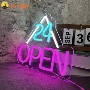 Bán Hot Letters Words Led Neon Đăng OEM Không Thể Phá Vỡ Led Neon Flex Thư Mở Đăng Cho Bar