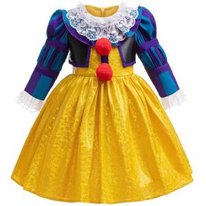 Disfraz de Payaso Divertido para Niñas, Material de Poliéster, Estilo Princesa, Vestido de Fiesta para Halloween - Product Image 2