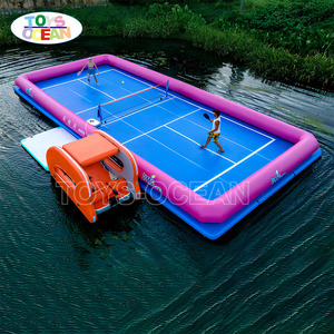 Plataforma Flotante Inflable Personalizada con Red, para Deportes Acuáticos en Lagos y Resorts - Product Image 1