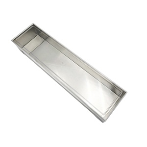 304 स्टेनलेस स्टील टिरामिसू केक मोल्ड आयताकार एक तरफ खोलने टिरामिसू पैन वर्ग टिरामिसू केक मोल्ड - Product Image 4