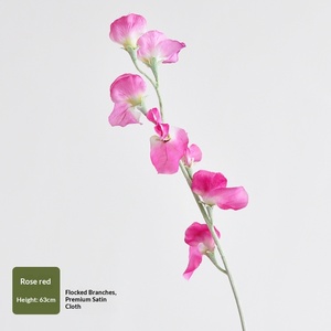 Ramo <span class=keywords><strong>de</strong></span> Flores <span class=keywords><strong>de</strong></span> Seda Artificiales Estilo Nórdico para Decoración del Hogar, Suave, 63 cm, para Sala <span class=keywords><strong>de</strong></span> Estar, Decoración <span class=keywords><strong>de</strong></span> Bodas, <span class=keywords><strong>Fotografía</strong></span> Floral - Product Image 6