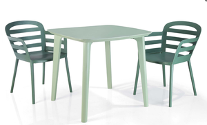 Bàn ăn ngoài trời hiện đại đặt sân vườn đồ nội thất sân vườn với Ghế xếp chồng lên nhau cho công viên nhà hàng và sử dụng biệt thự - Product Image 4