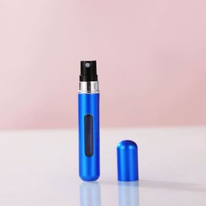 Hot Empty Traveling Atomizers Mist Spray Bottom Refillable <b>5Ml</b> 8Ml 10Ml Aluminum/Glass <b>Perfume</b> <b>Bottle</b> Personal Care Custom Color - Product Image 4