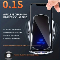 Support de téléphone magnétique sans fil universel pour voiture avec charge rapide 15W et capteur intelligent, modèle 2026