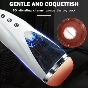 Hot Selling <strong>Male</strong> <strong>Masturbator</strong> <strong>Cup</strong> Realistic Tongue and Mouth Vagina Sex Machines Toy Men Pocket Pussy <strong>Stroker</strong> Vibrating - Product Image 5