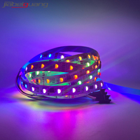 Bande LED DMX Pixel flexible 60leds/m puissance réglable RGBW SMD5050 IC Type UCS512 bande DMX adressable LED