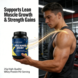 Approvisionnement direct usine : Isolat de <span class=keywords><strong>protéines</strong></span> de lactosérum en poudre, 25g de <span class=keywords><strong>protéines</strong></span>, faible en glucides, compatible Keto pour la gestion du poids et la récupération musculaire - Product Image 3