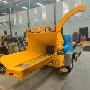 5ton per hour 40HP Wood pallet shredder Mobile Engine Diesel wood chipper shredder Waste Tree branches Wood chipper machine