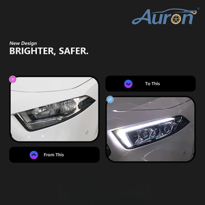 AURON Nouveau Phare LED 12V 6000K CSP 36W 6000 Lumens Forme d'ampoule D2H pour Mercedes Classe A W177 Accord 2019-2022 - Product Image 2