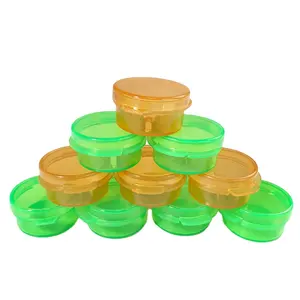 Flip Top Potten Plastic Potten Concentraat Cosmetische Containers Op Maat Gemaakte Transparante Kleur 5Ml Cosmetische Verpakking Avantis 23at0421-1M