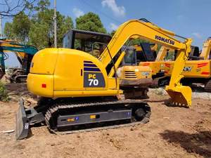 รถขุดโคมัตสึมือสอง รุ่น PC70-8 ประหยัดน้ำมัน นำเข้าจากญี่ปุ่น ขนาด 6 ถึง 7 ตัน ปี 2022 รถขุดขนาดเล็ก 7 ตัน หรือ 8 ตัน รุ่น PC 70 พร้อมหัวตัดหมุน - Product Image 3