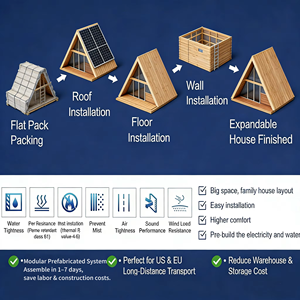 Villa <span class=keywords><strong>en</strong></span> <span class=keywords><strong>bois</strong></span> triangulaire moderne et écologique - Origine Hubei pour les zones écologiques d'hôtels - Product Image 3