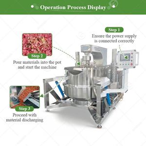 Mélangeur planétaire électrique industriel <span class=keywords><strong>à</strong></span> induction sous vide pour nougats et confitures - Nouvelle machine de cuisson <span class=keywords><strong>à</strong></span> l'huile en promotion - Product Image 4