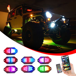 Car Underglow <span class=keywords><strong>4X4</strong></span> Offroad RGB LED Car Ambient Rock Light Musique clignotante Camions Off Road ATV UTV RZR SUV LED Atmosphere Light - Product Image 3