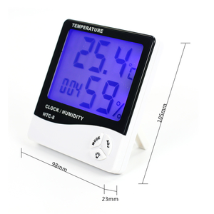 Hygromètre Thermomètre Température Humidité Mètre Réveil Calendrier Testeur avec écran LCD <span class=keywords><strong>pour</strong></span> extensions de <span class=keywords><strong>cils</strong></span> - Product Image 3
