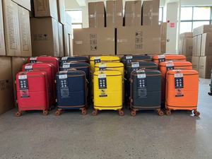 20 pollici 24 pollici, 28 pollici grigio caffè verde scuro Set di bagagli con ruote TSA Lock PP grandi <span class=keywords><strong>valigie</strong></span> con ruote - Product Image 6