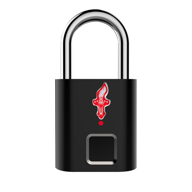 Hot Selling Durable Biometric 10 Groups Fingerprints TSA Smart Fingerprint Padlock Custom Luggage Security for Travel Luggage