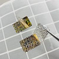 Autocollants holographiques personnalisés à effet 3d, impression à usage unique, logistique rapide