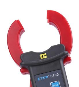 Pinza Amperimétrica Digital de Alta Precisión bibo ETCR6100 de 2 Polos CA 0.0A-1000A con Pantalla LCD y Función de Retención y Almacenamiento de Datos para Ferrocarriles y Automoción - Product Image 3