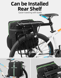 ROCKBROS Sac de chargement de vélo <span class=keywords><strong>pliable</strong></span> grande capacité <span class=keywords><strong>Housse</strong></span> de protection de vélo étanche pour l'extérieur avec sac de rangement - Product Image 6