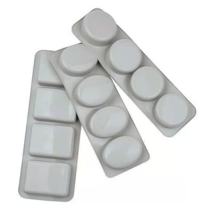 Factory Hot Quality 4 Holes Custom 3d square Rectangular Round <b>Soap</b> <b>Moulds</b> Handmade Silicone <b>Soap</b> Mold with logo - Product Image 2