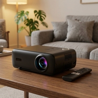 Projecteur 4K basé sur Linux, 1600 ANSI, 1080p natif, autofocus, correction trapézoïdale 4D, Wi-Fi double bande, portable, directement du fabricant pour les importateurs