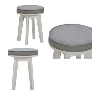 Entrega Rápida, Tocador de Madera Maciza de Roble/Pino/Acacia, Marca Everest, Diseño Moderno, Color Blanco, 2 Cajones, Elevador, Duradero - Product Image 3