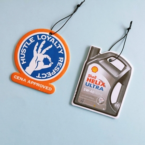 Parfum de longue durée personnalisé de créateur, parfum de <span class=keywords><strong>fleur</strong></span>, désodorisants suspendus pour voiture, désodorisant pour voiture en papier de coton écologique - Product Image 2