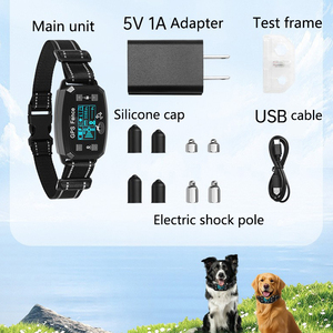 Gran mascota inalámbrica GPS choque eléctrico Collar impermeable IP67 Dispositivo de entrenamiento de perros GSM GPRS posicionamiento inalámbrico valla electrónica - Product Image 3