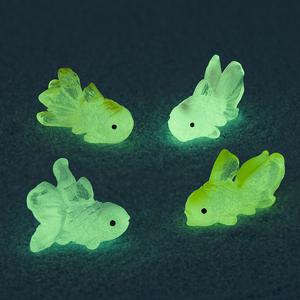 สินค้าขายดี ชาร์มปลาทองเรซิ่นเรืองแสง Unreal Ethereal Submarine Core Sea Friends สำหรับตกแต่งกล่องของขวัญ งานฝีมือ - Product Image 3