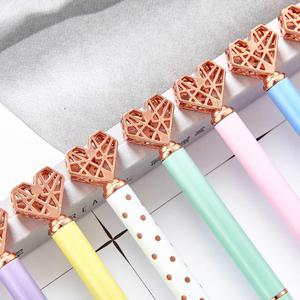 Custom Heart Shaped Ergonomic Ballpoint <b>Pen</b> - Adorable Office, School Supplies & Student Writing Accessory - Product Image 2