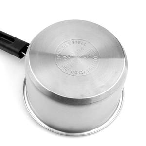 Haute qualité 0.48mm d'épaisseur en acier inoxydable 304 encapsulé Induction casserole à lait non collante en acier inoxydable marmite alimentaire - Product Image 2