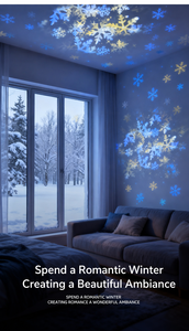 Proiettore Natalizio con <span class=keywords><strong>3</strong></span> Scene: Pupazzo di Neve, Fiocchi di Neve, Oceano, Lampada di Proiezione Dinamica, Luce Notturna Atmosferica per Camera da Letto, <span class=keywords><strong>Regalo</strong></span> di Natale - Product Image 3