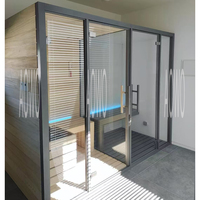 Spa terapi garam ruang luar ruang, ruang uap Turki Spa manusia ruang uap Modern ruang Sauna basah Spa uap kustom ruang Sauna