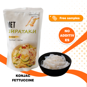 Nouilles Shirataki à faible teneur en glucides, en gros d'usine, aliments bas en calories, repas rapide, nouilles instantanées au konjac - Product Image 3