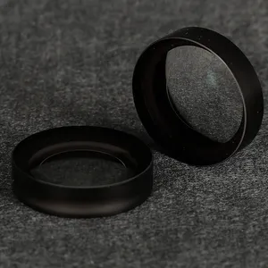 Lente de objetivo acromático BK7 de 100mm de diámetro personalizado, lente de vidrio óptico, Doble