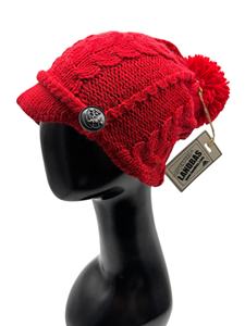 Gorro de Punto LANDBAS LUH-12814, Venta al por Mayor en Línea, 56-58 cm, con Cable y Patrón de Punto de Perlas para Esquí de Invierno - Product Image 5