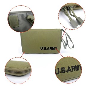 भंडारण और छुपा ले जाने के लिए सुरक्षा के लिए सुविधाजनक काले ऑक्सीफोर्ड कपड़े जिपर सील नरम बंदूक बैग बैग - Product Image 3