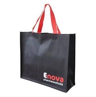 Sac fourre-tout non tissé robuste en gros, sac de courses promotionnel, sacs d'emballage non tissés réutilisables pour le shopping