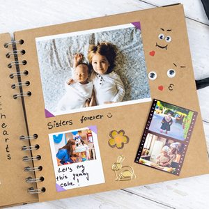 Tùy chỉnh kích thước bán buôn bìa cứng lớn Kraft DIY sổ lưu niệm Album ảnh Châu Âu scrapbooking Album 12x12 12x18 8x8 phế liệu cuốn sách - Product Image 5