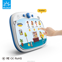 Tablette Éducative Préscolaire pour Enfants avec Panneau Tactile, Chansons, Contes de Fées, Puzzles Extensibles et Flash Cards
