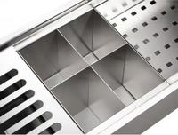 Nouveau design 2026, évier à canalisation encastrée en acier inoxydable 304 brossé satiné, fait main, avec égouttoir et station de travail
