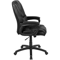 Fauteuil de bureau moderne Foshan en tissu pivotant pour salon, fauteuil de direction inclinable, fauteuil d'accueil pour visiteurs en PU
